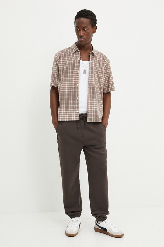 Hollister Co. camasa KI325.4069.409 maro AW24