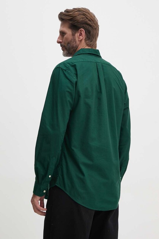 Бавовняна сорочка Polo Ralph Lauren зелений 710805564