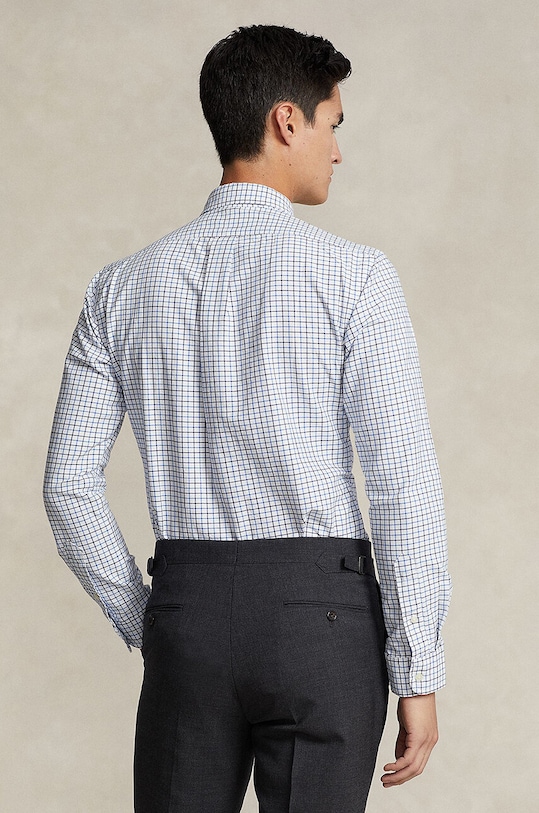 Bavlnená košeľa Polo Ralph Lauren 710922273 biela AW24