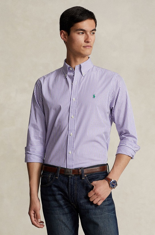 Сорочка Polo Ralph Lauren довгий фіолетовий 710929346