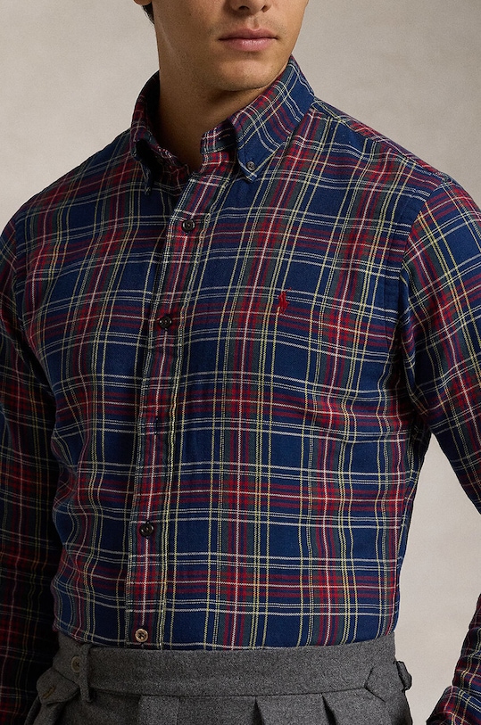 Памучна риза Polo Ralph Lauren син 710953351
