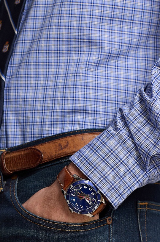 Polo Ralph Lauren koszula bawełniana niebieski 710953702