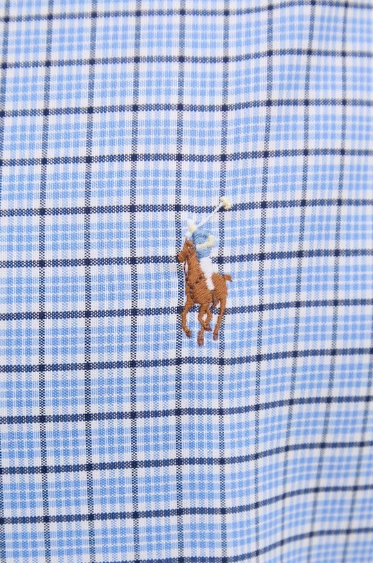 Bavlněná košile Polo Ralph Lauren 712954617 modrá