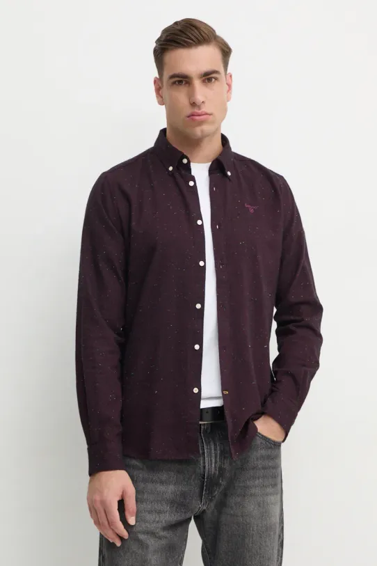 Barbour ing mintás burgundia MSH5518