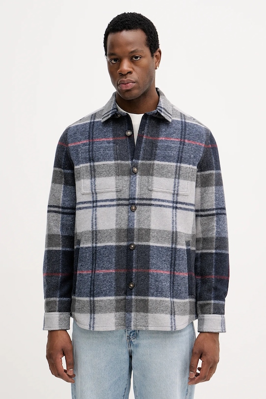 Barbour kurtka koszulowa bez kaptura granatowy MOS0400