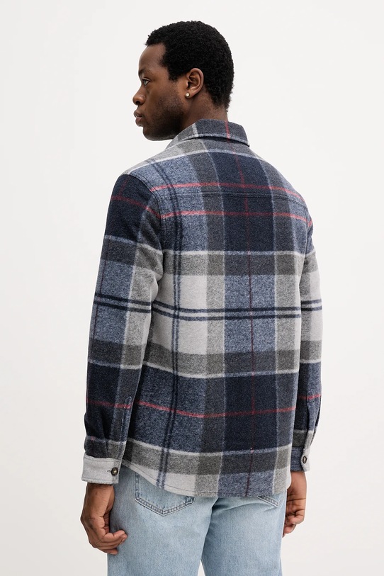 Odzież Barbour kurtka koszulowa MOS0400 granatowy