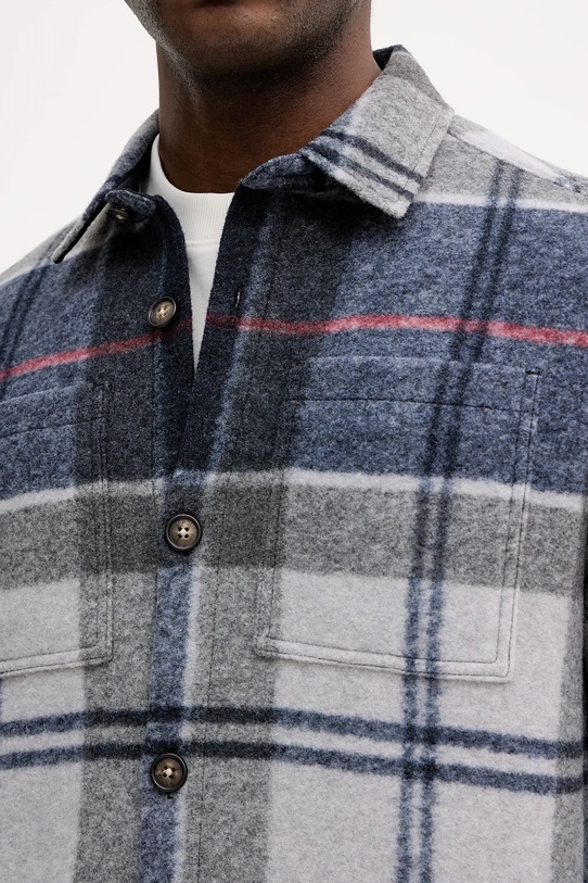 Barbour kurtka koszulowa MOS0400 granatowy