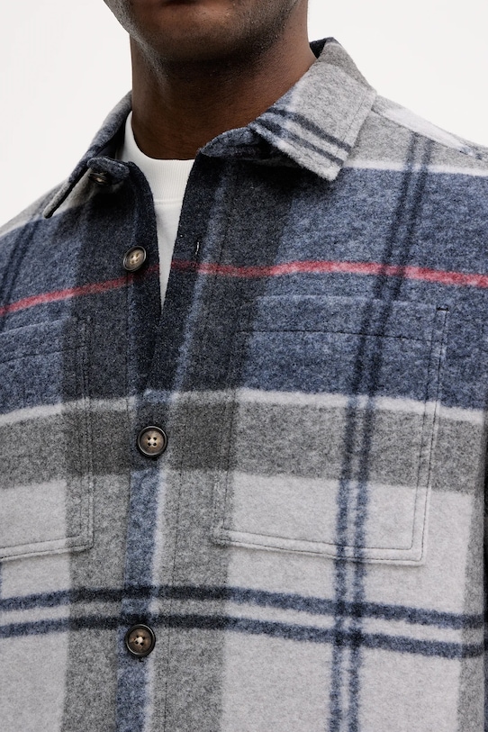 Barbour kurtka koszulowa MOS0400 granatowy