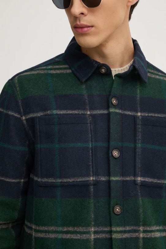 Barbour geacă cu aspect de cămașă MOS0400 verde