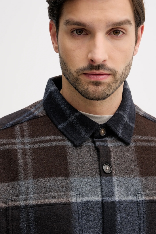 Barbour kurtka koszulowa brązowy MOS0400