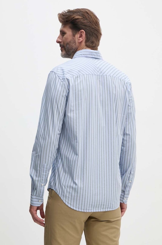 Sisley camasa din bumbac albastru 5B8SSQ03T