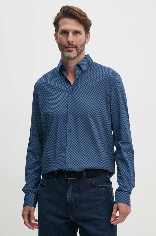 Sisley camasa lung bleumarin 535VSQ03S