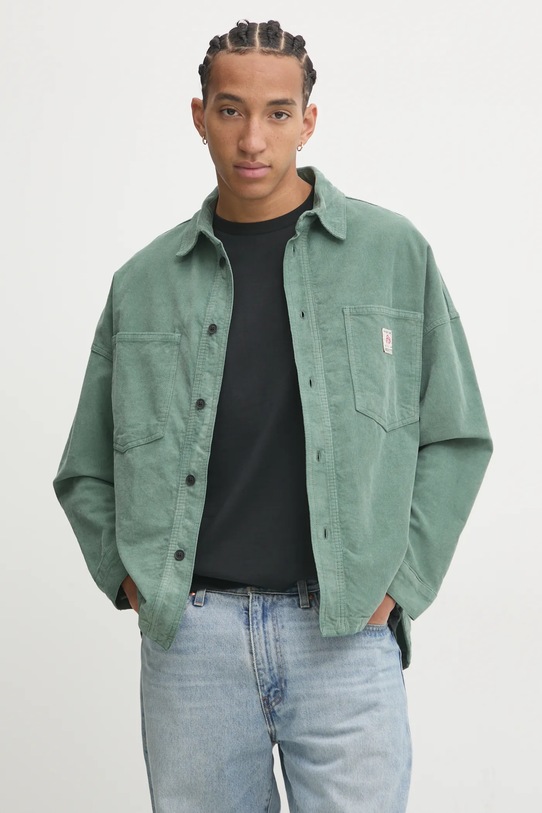 Kaotiko camasa din velur lung verde AP003.01.K002