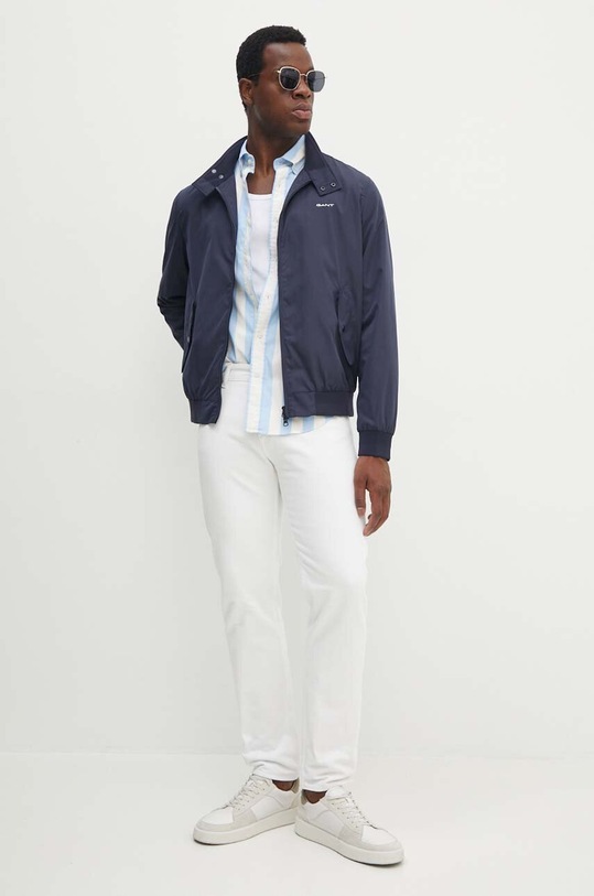 Gant camasa din bumbac 3240140 albastru AW24