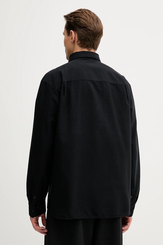 Ruházat A.P.C. pamut ing Chemise Mateo Logo COHAH.H12599 fekete