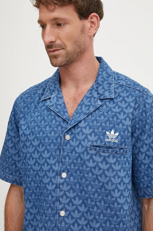 Джинсовая рубашка adidas Originals IX6731 голубой