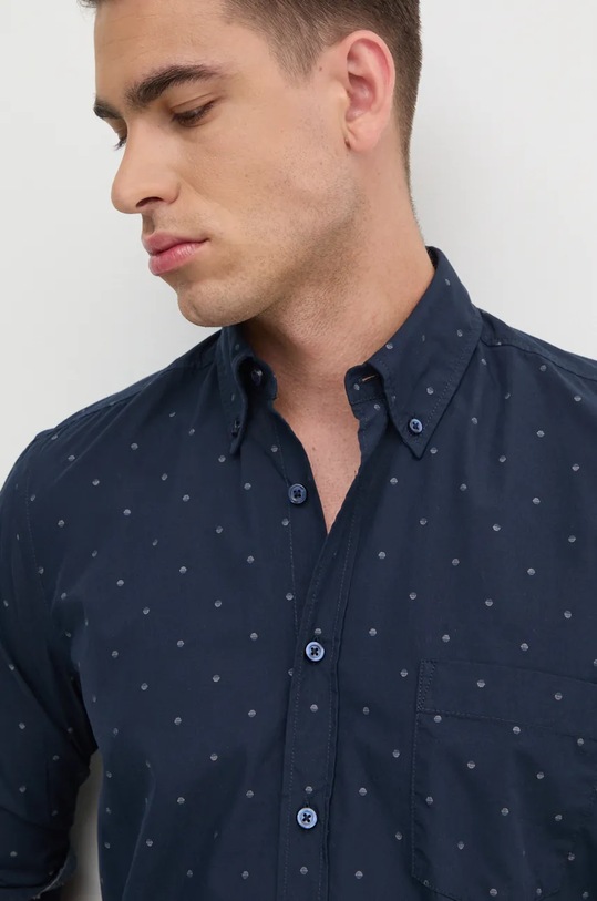 Хлопковая рубашка Boss Orange тёмно-синий 50524706