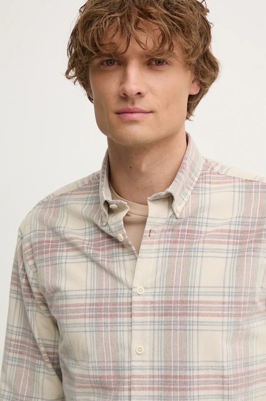 Вельветова сорочка Lindbergh 30.203660.ECRU бежевий