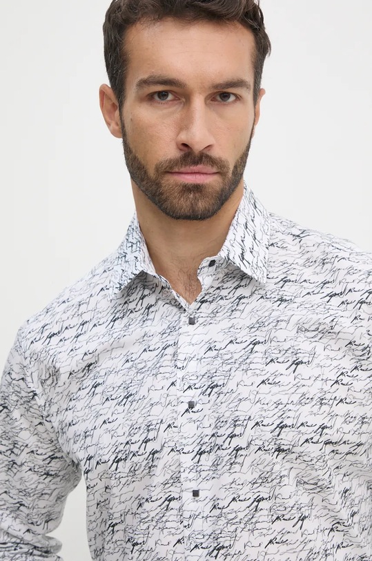 Karl Lagerfeld camasa din bumbac 544677.605000 alb AW24