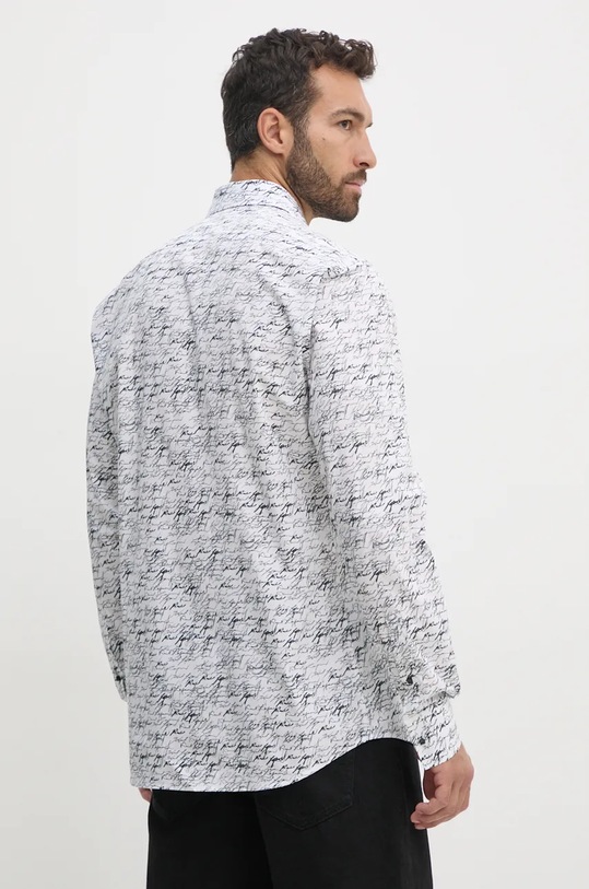 Îmbrăcăminte Karl Lagerfeld camasa din bumbac 544677.605000 alb