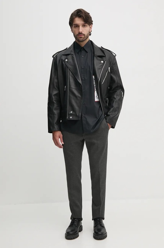 Karl Lagerfeld camasa 544600.605953 negru AW24