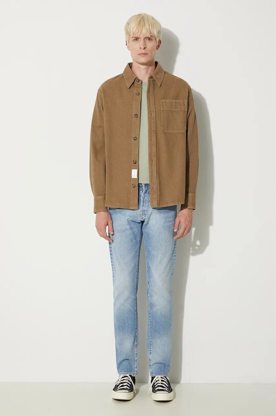 Рубашка A.P.C. Surchemise Basile Brodee COGZV.H02918.CAC коричневый