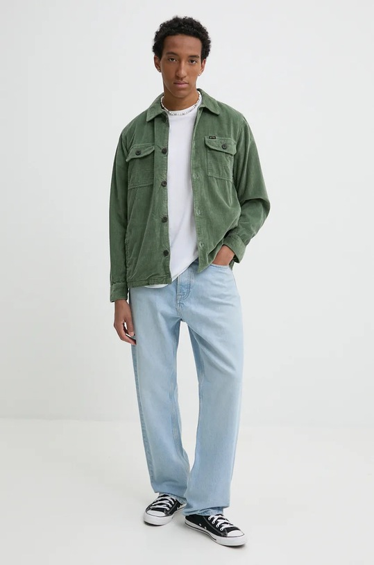 Billabong camasa din velur Wildwood Cord EBYWT03003 verde AW24