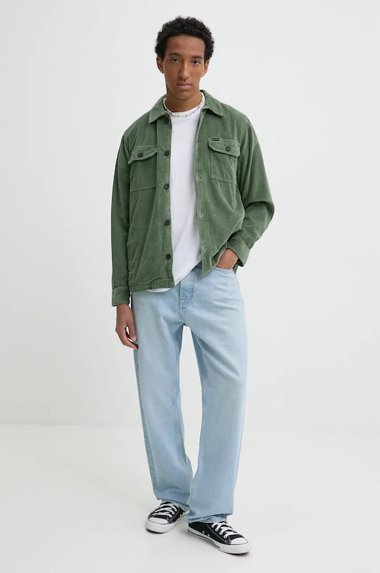 Billabong camasa din velur Wildwood Cord EBYWT03003 verde AW24