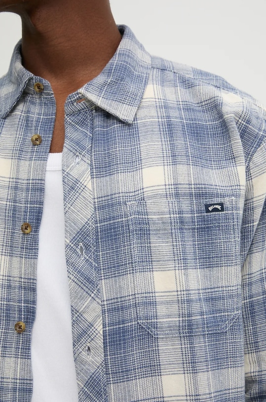 Βαμβακερό πουκάμισο Billabong Coastline Flannel ABYWT00286 μπλε AW24
