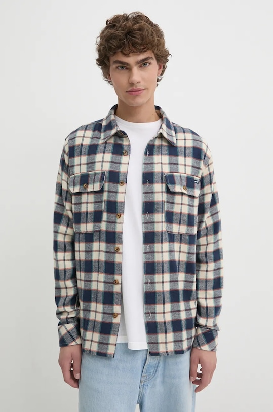 Bavlněná košile Billabong Offshore Flannel regular námořnická modř ABYWT00281