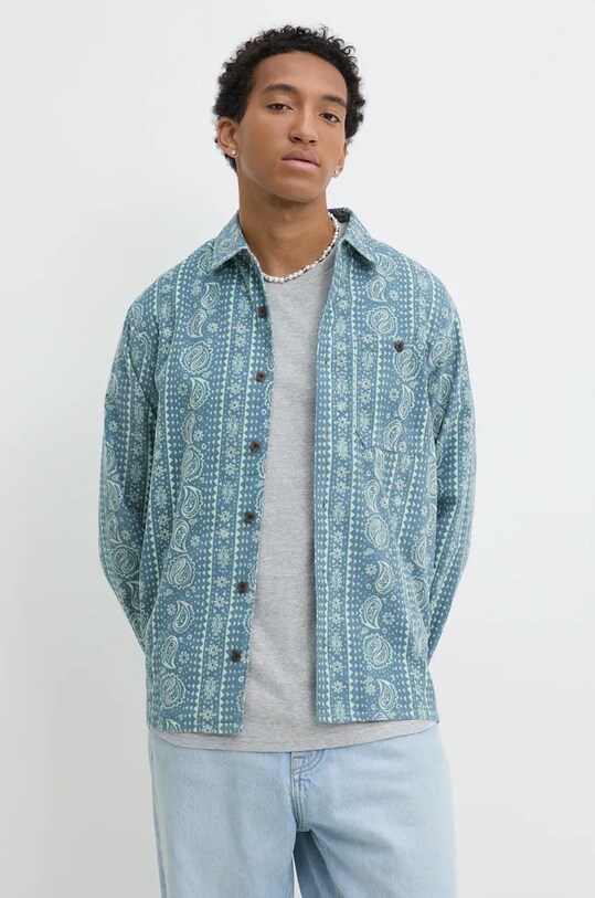 Джинсова риза Billabong Solana Cord флорален син EBYWT03004