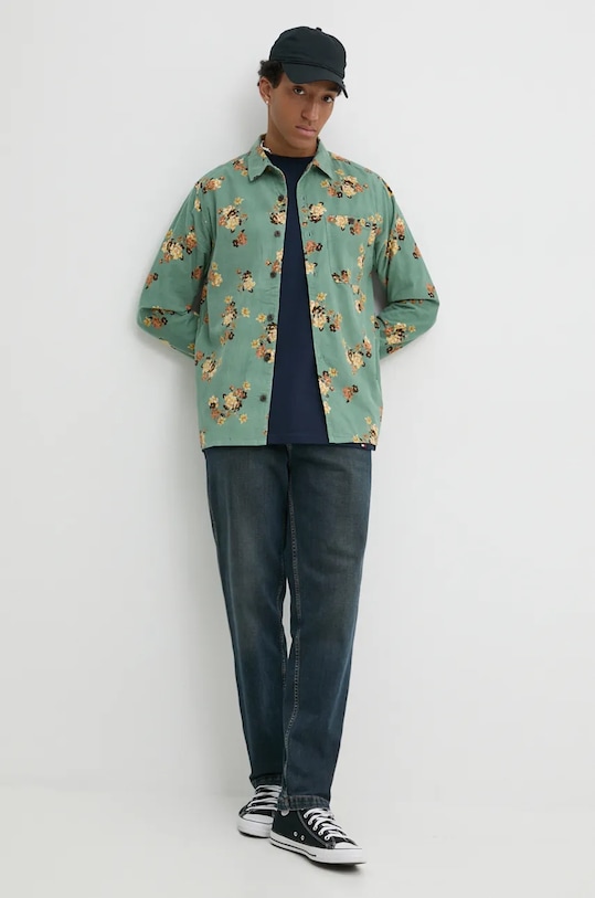 Джинсова риза Billabong Solana Cord EBYWT03004 зелен AW24