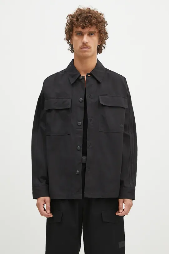 adidas Originals cotton shirt Premium Essentials Shirt classic black IW0996