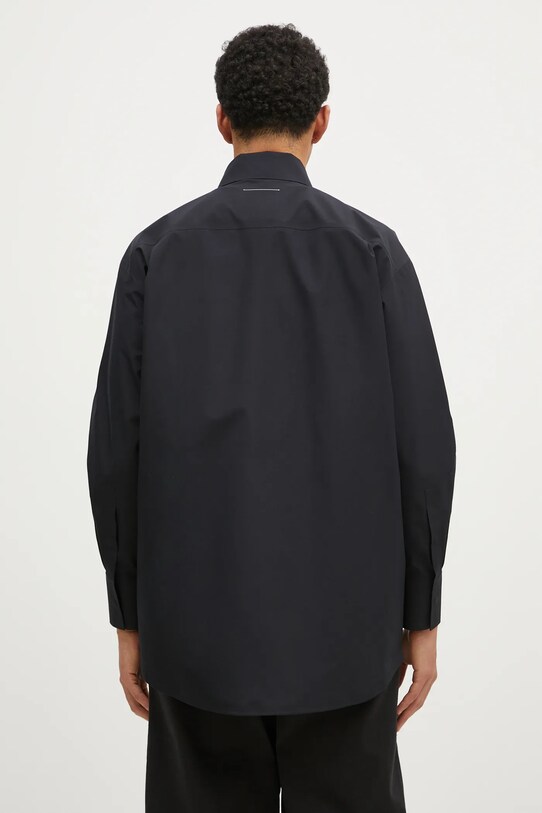 Ρούχα Πουκάμισο MM6 Maison Margiela SH0DT0018.M35200 μαύρο