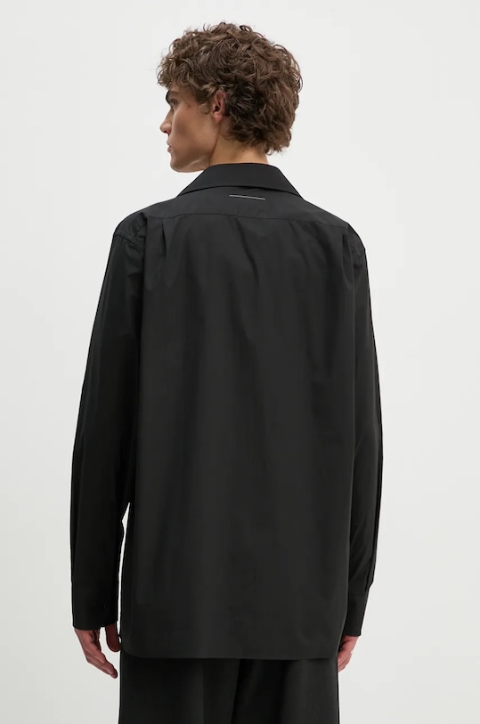 Oblečení Bavlněná košile MM6 Maison Margiela SH2DT0010.S47294 černá