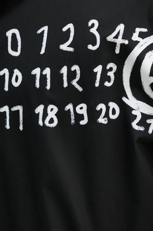 Bavlněná košile MM6 Maison Margiela SH2DT0010.S47294 černá