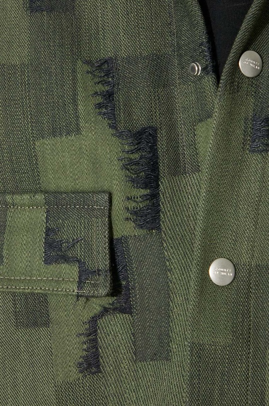 Marcelo Burlon giacca camicia AOP Cross Overshirt CMES005F24FAB0015810