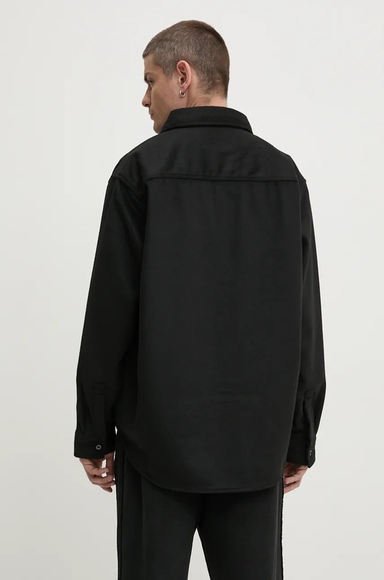 HUGO Blue koszula z domieszką wełny czarny 50527993