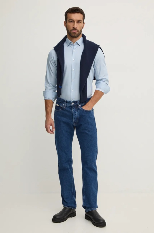 Abbigliamento Michael Kors camicia CF4407YFD4 blu