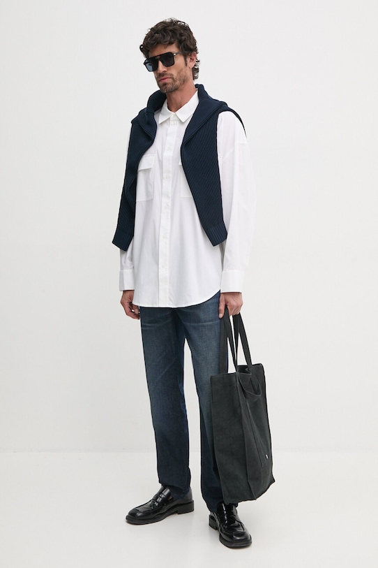 Michael Kors camasa UF4409WF4C alb AW24