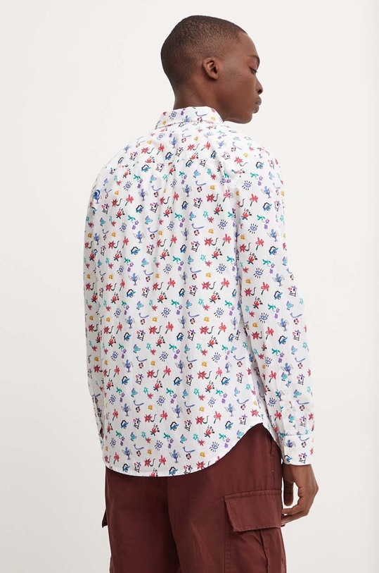 Odzież Desigual koszula bawełniana NEVADA 24WMCW29 biały