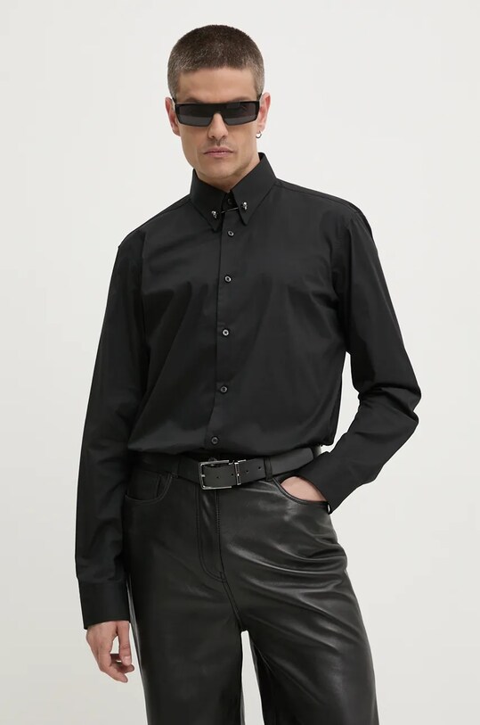 HUGO camasa lung negru 50524838