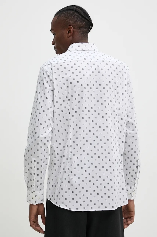 Дрехи Памучна риза HUGO 50527863 бял