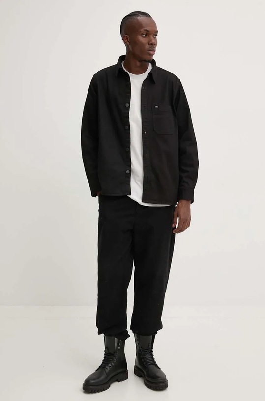 Džínová košile HUGO 50527434 černá AW24