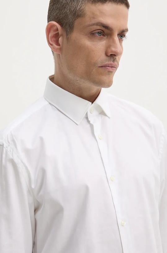 HUGO koszula bawełniana 50524842 biały