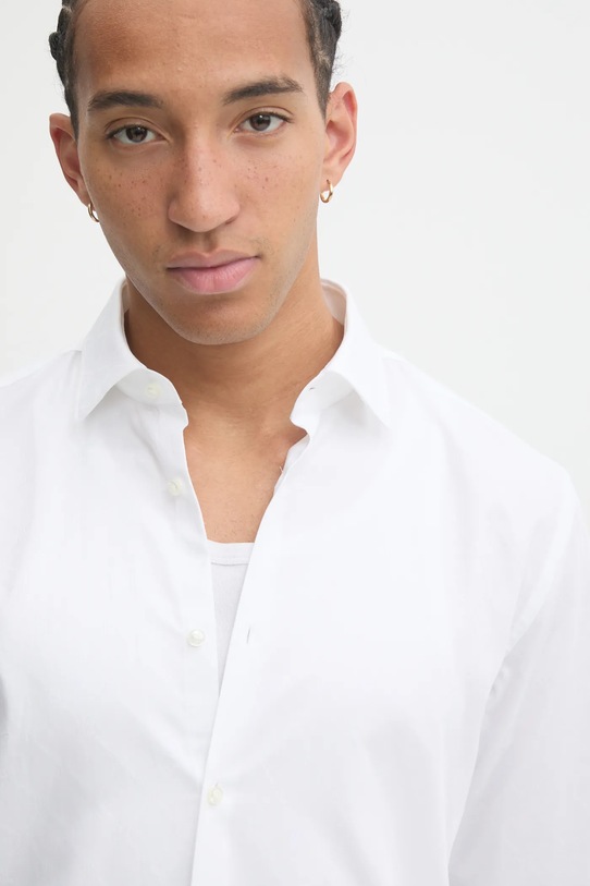 Памучна риза HUGO 50524847 бял