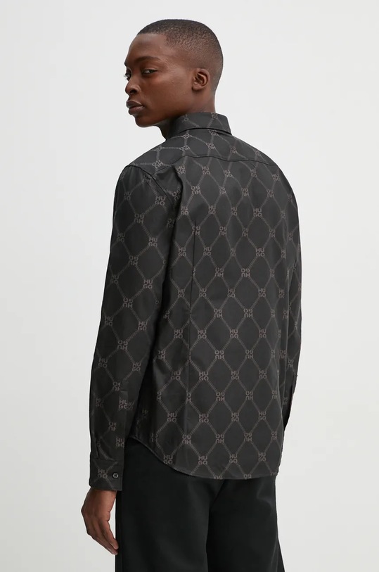 Oblečení Bavlněná košile HUGO 50527459 černá