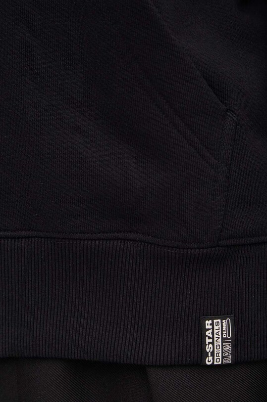 G-Star felpa in cotone D25528.D395 nero