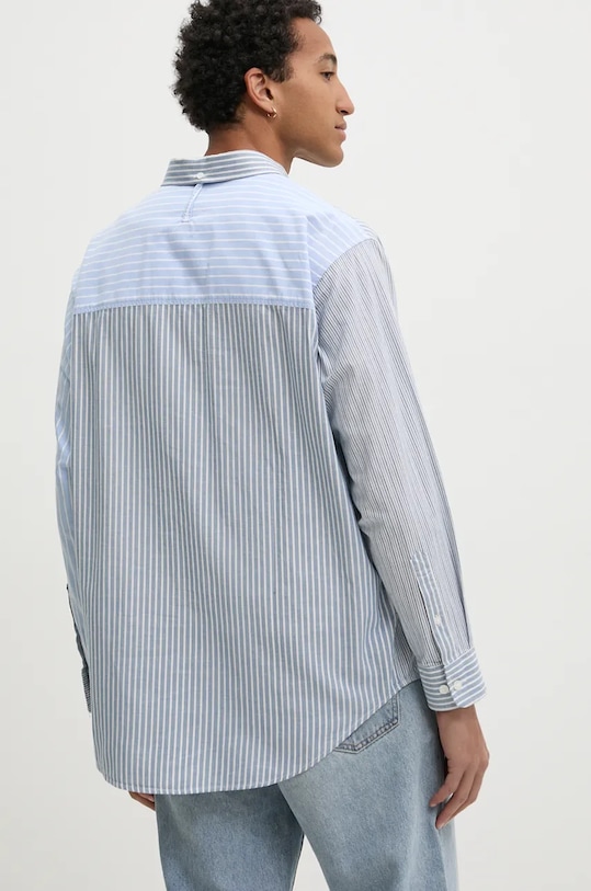 Одежда Хлопковая рубашка Desigual ALVA 24WMCW07 голубой