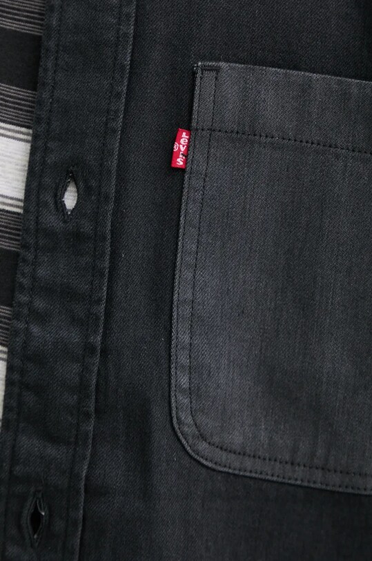 Levi's camasa jeans A8644 negru